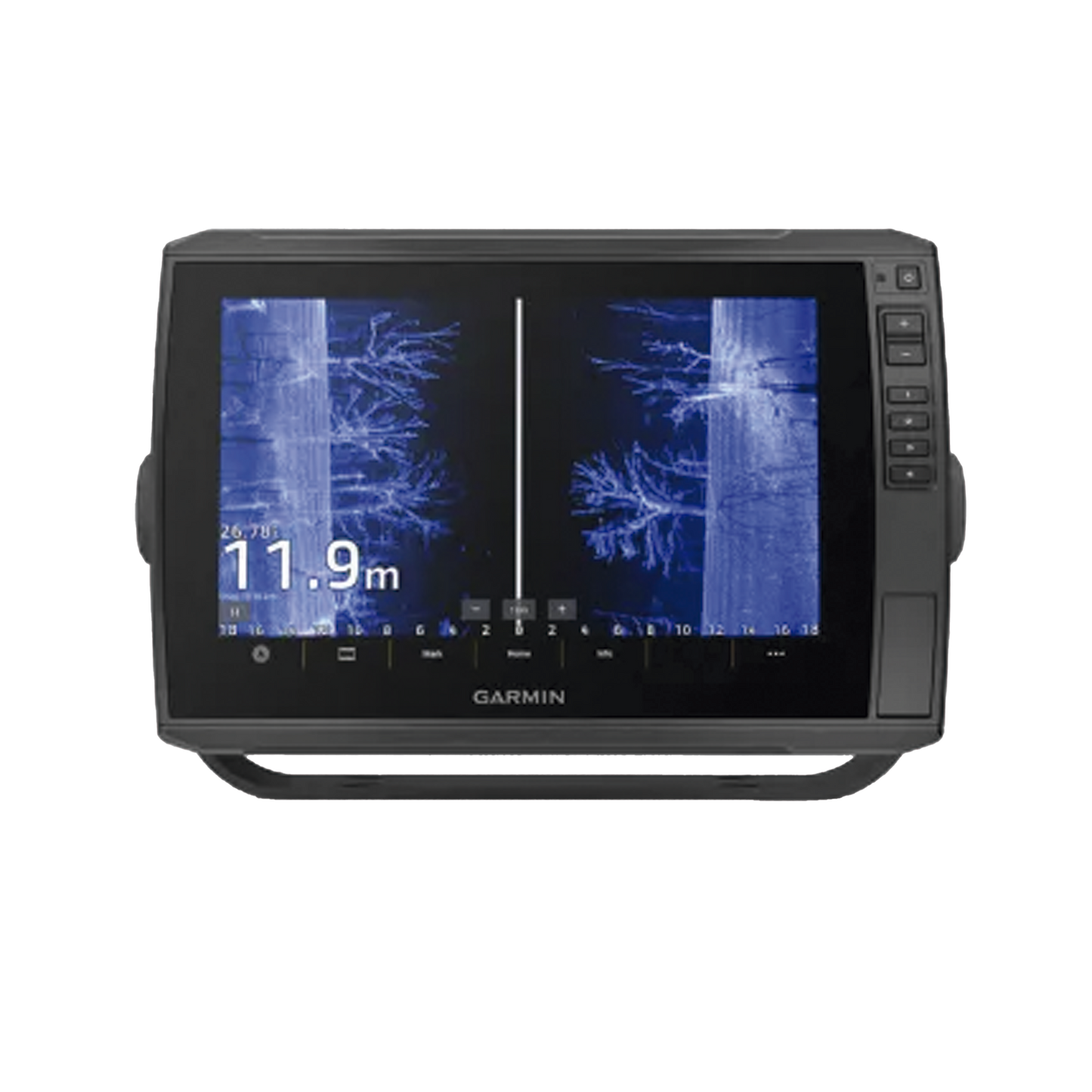 Pantalla ECHOMAP Ultra 2 102sv de 10" sin transductor, con puerto NMEA 2000. incluye sondas de exploración SIDEVÜ, CLEARVÜ Y CHIRP tradicional