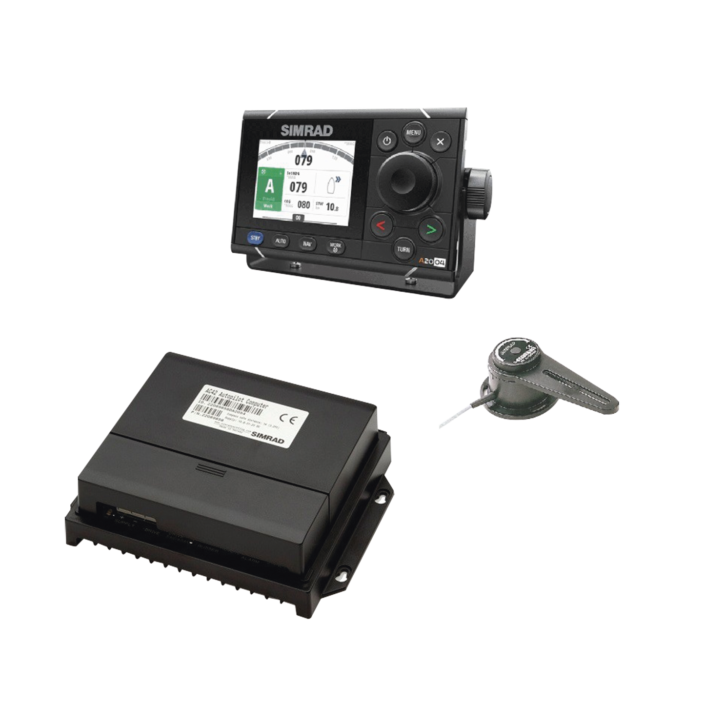 Kit piloto automático A2004, procesador AC70 y RF300.