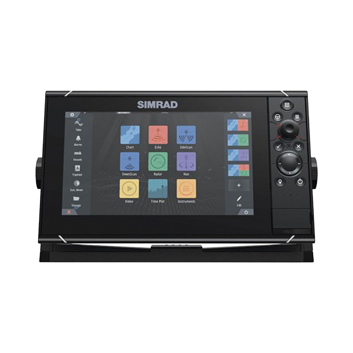 Pantalla de navegación NSS9 Evo3S, integra una ecosonda de 1 kW de potencia, receptor GPS de máxima sensibilidad, y conectividad inalámbrica.