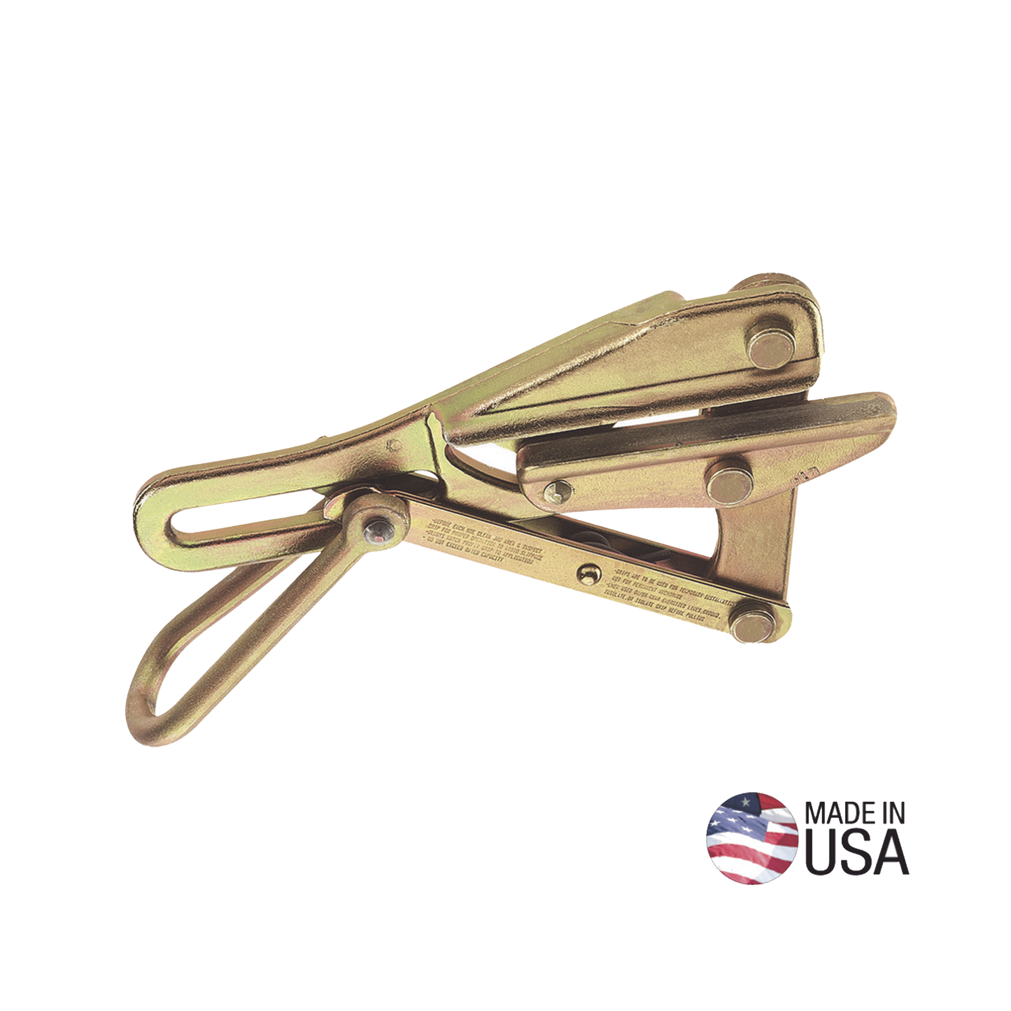 Tensor tipo Chicago™ para Cable Desnudo (ACSR, AAC, Cobre), de 19 a 22 mm (0.74" a 0.86"). Carga Máxima Segura: 8000 lb (3629 kg).