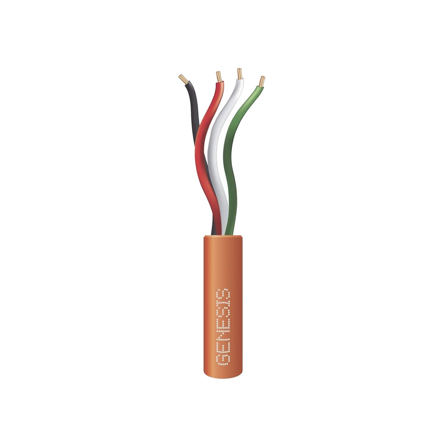 Bolsa de 152 Metros / Cable de Cobre / 4 x 22 AWG / Riser / Para Interior / Color Naranja / Para Aplicaciones de Alarmas de Intrusión y Automatización