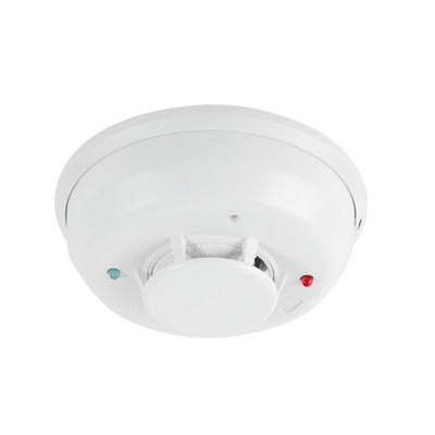 Detector Fotoeléctrico de Humo de 2 Hilos con Sensor de Temperatura y Sirena Interconstruida, Serie i3