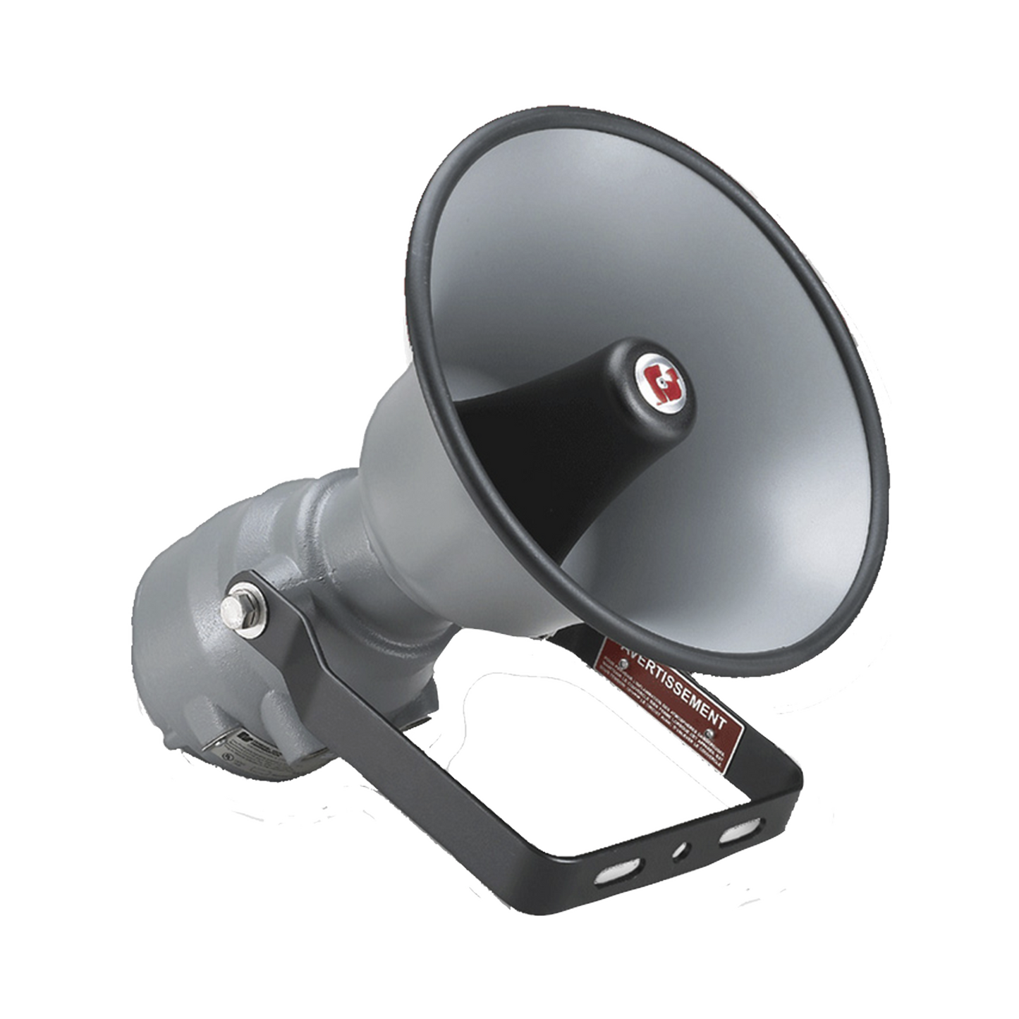 Altavoz amplificado a prueba de explosiones 302X SelecTone® Aprobado por CSFM y listado por UL y cUL para Clase I, División 1, Grupos B, C y D; Clase I, División 2, Grupo A; Clase II, División 2, Grupos F y G; Clase III 120-240 VC