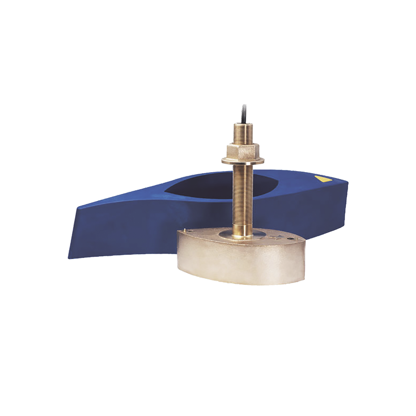 Transductor B260 de 1 kW en frecuencia 50/200 kHz, montaje a través del casco de bronce a cable pelado, con sensores de profundidad, velocidad y temperatura