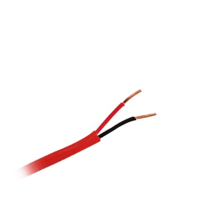 Carrete de Alambre 305 Metros / 2 x 16 AWG / Color Rojo / Tipo FPLR, CL3R, (UL) FT4 / Para Aplicaciones en Sistemas de Detección de Incendio y Sistemas de Evacuación.