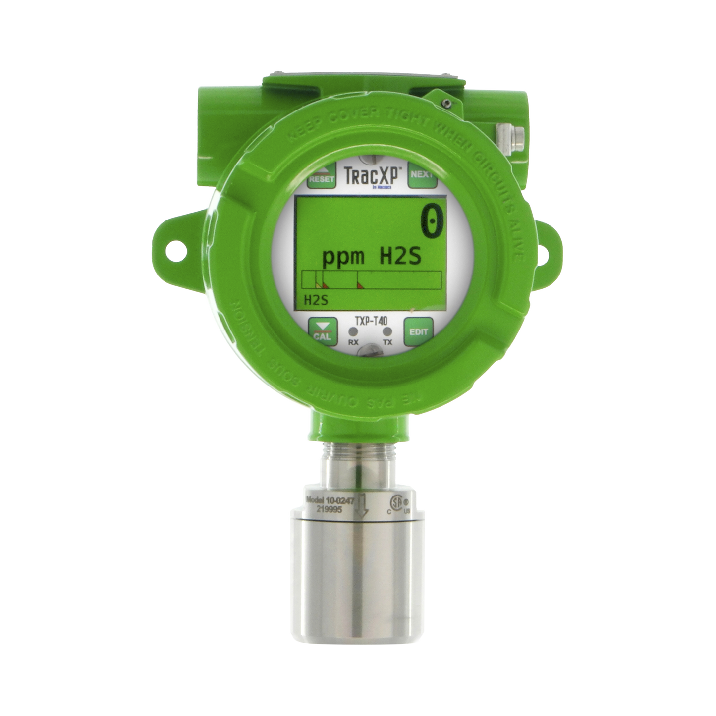 TXP-T40?Monitor de Gas de Sensor Único Fijo Uso Industrial ? No Incluye Detector