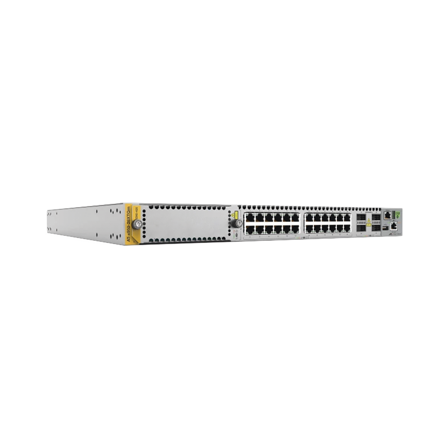 Switch Stackeable Capa 3, 24 puertos 1/2.5/5/10G RJ45, 4 x 40G/100G QSFP+/QSFP28, 1 ranura de expansión