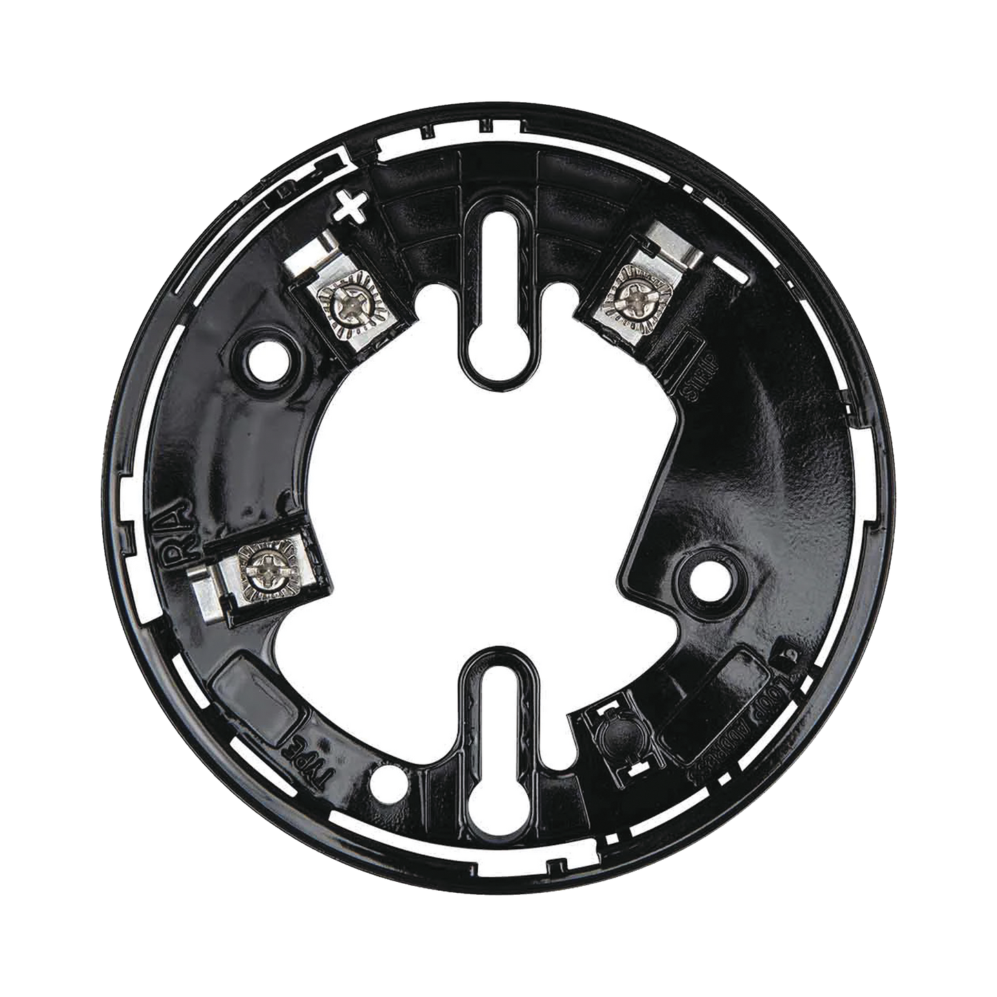 Base de 4 Pulgadas / Para Detectores Notifier, Farenhyt, Silent Knight y Fire-Lite / Color Negro