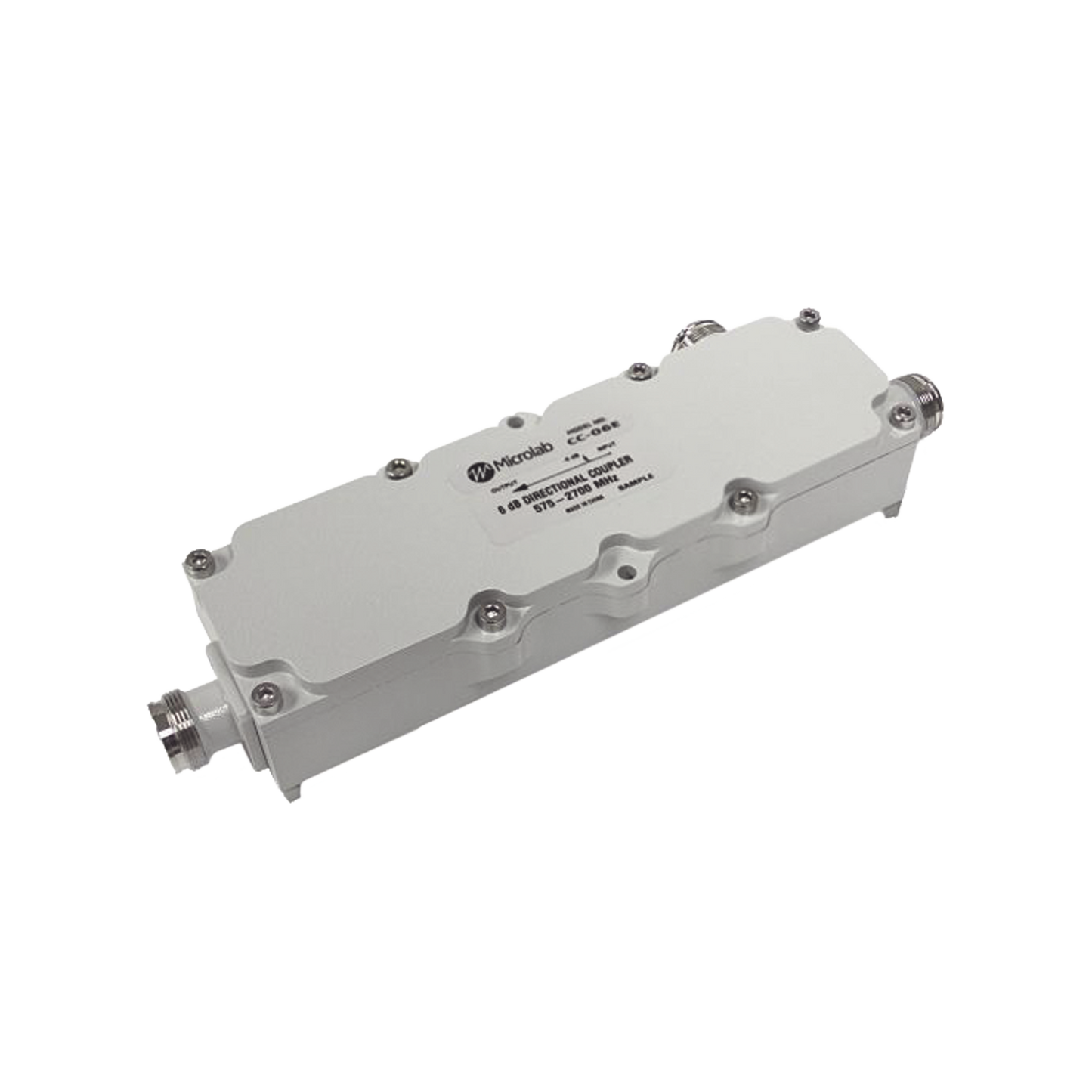Acoplador direccional 7dB 575-2700MHz 300W - 161 dBc 4.3 - 10 IP67