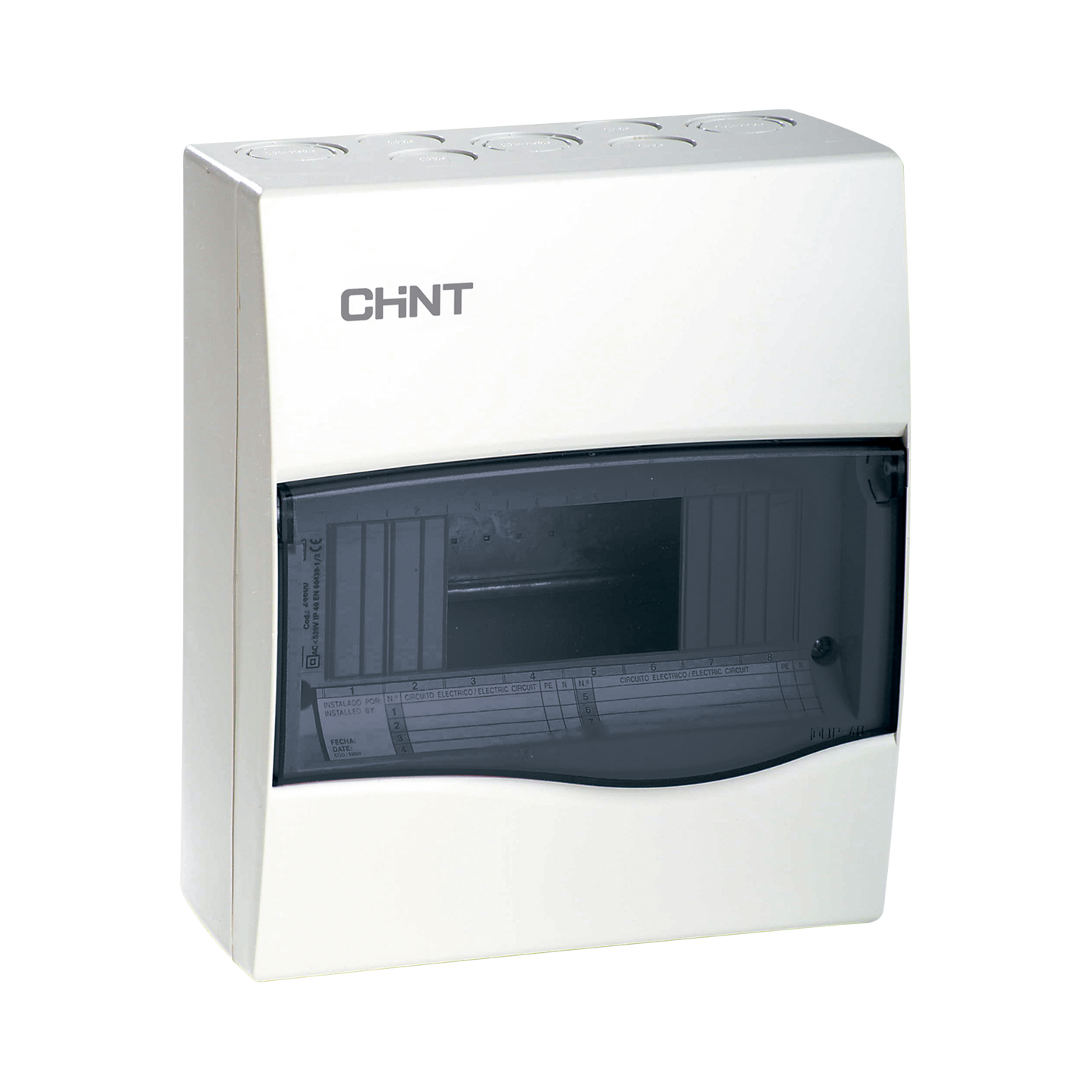 Caja de distribución para sobreponer, IP40, 08 módulos (SKU: 8101011)