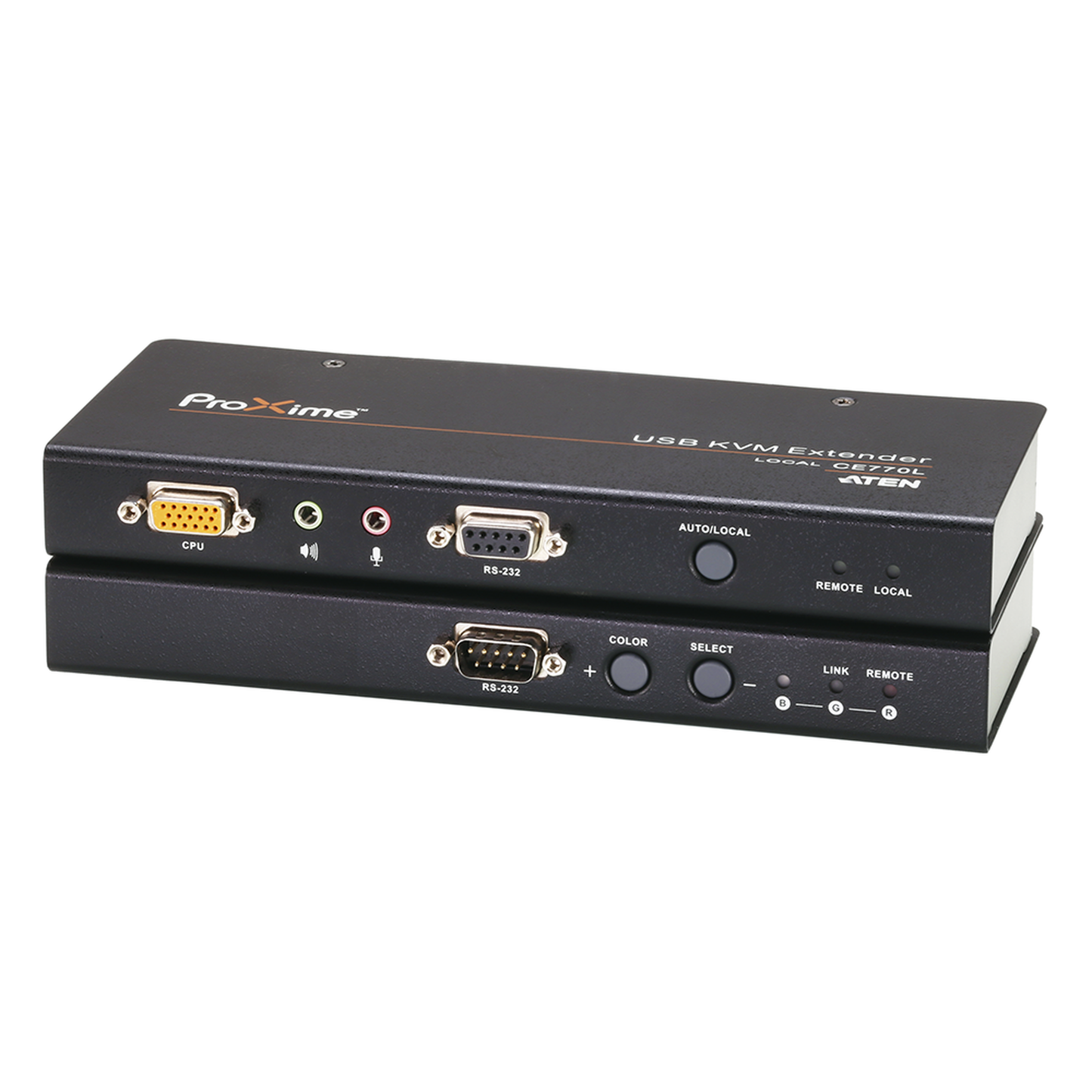 Kit Extensor KVM | VGA/Audio | Cat5e | 300m | 1280 x 1024 | Deskew | Puertos RS232 | Función de compensación de señal