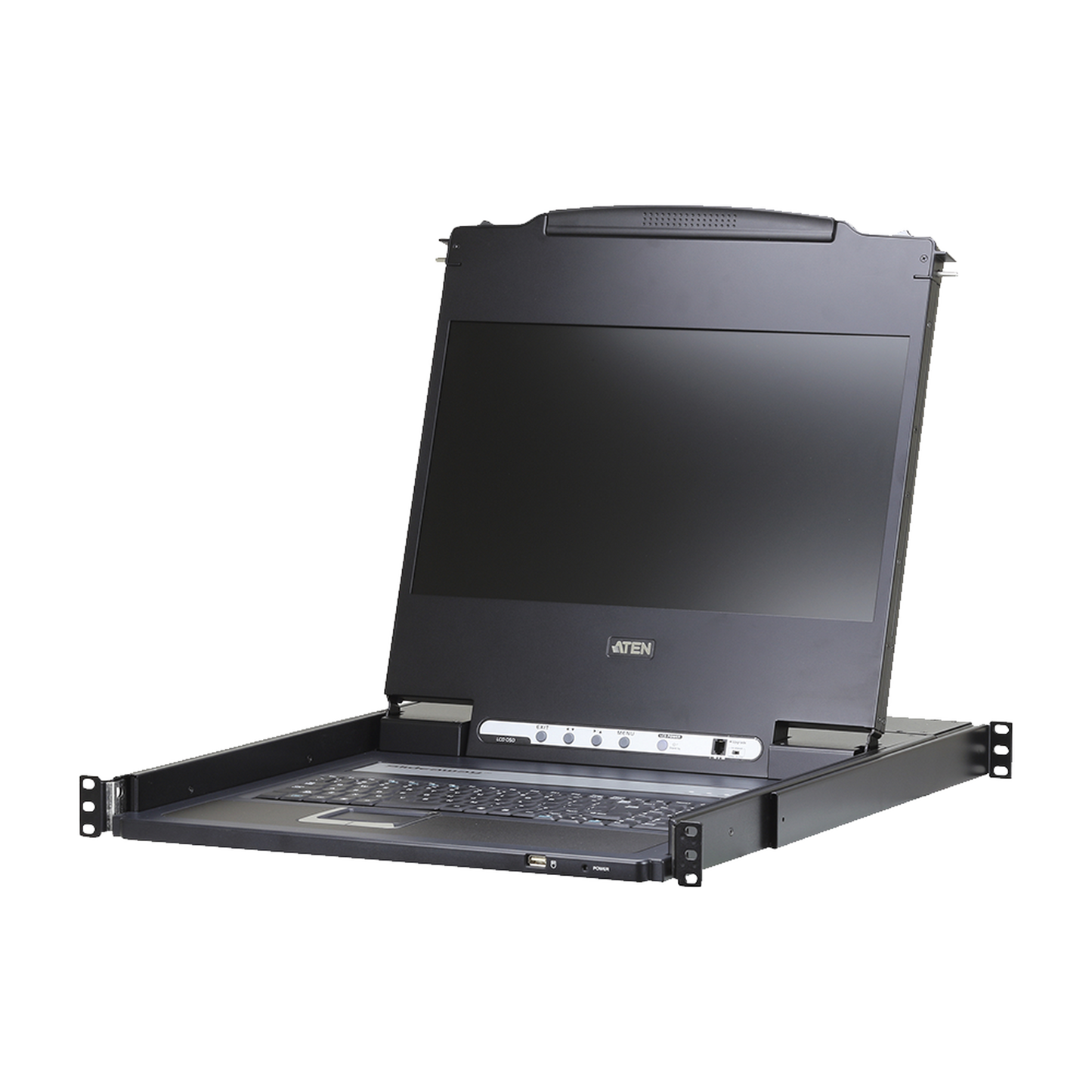 Consola LCD | HDMI, VGA, DVI, USB | Single Rail | Pantalla 17.3" | 1U de altura