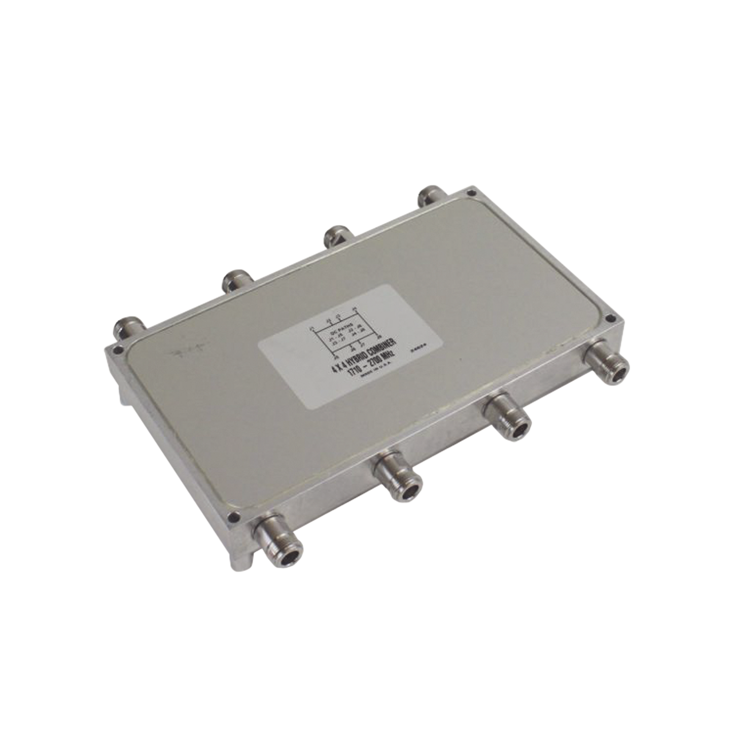 Combinador hibrido 4x4 694-2700MHz 150W -161dBc tipo N IP64