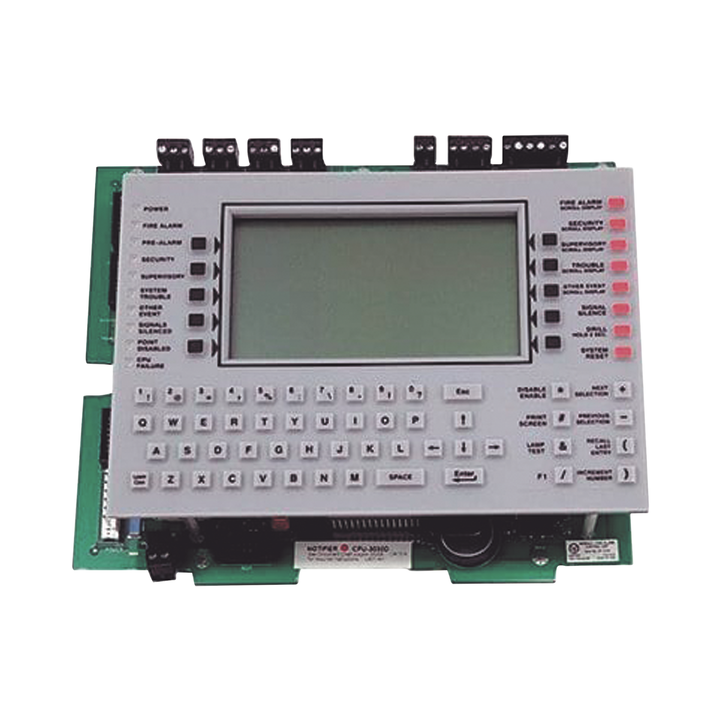 Unidad Central de Procesamiento / para Panel NFS2-3030 de NOTIFIER / Pantalla de 640 Caracteres en Inglés