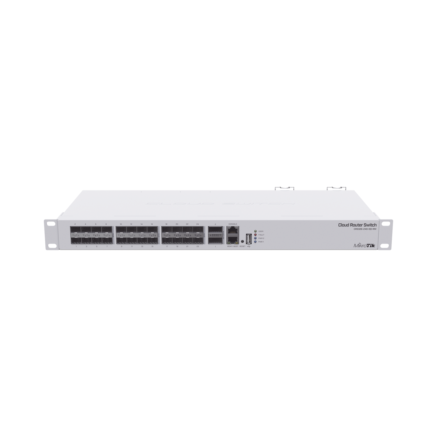 Cloud Router Switch, Sistema Operativo Dual 24 Puertos 10G SFP+, 2 Puertos 40G QSFP+