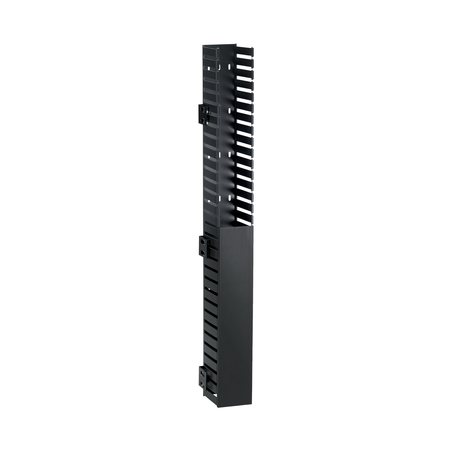 Organizador Vertical IN-Cabinet, Sencillo (Solo Frontal), Para Uso Con Gabinetes Panduit, 40 UR, 3.7 in de Ancho, Color Negro