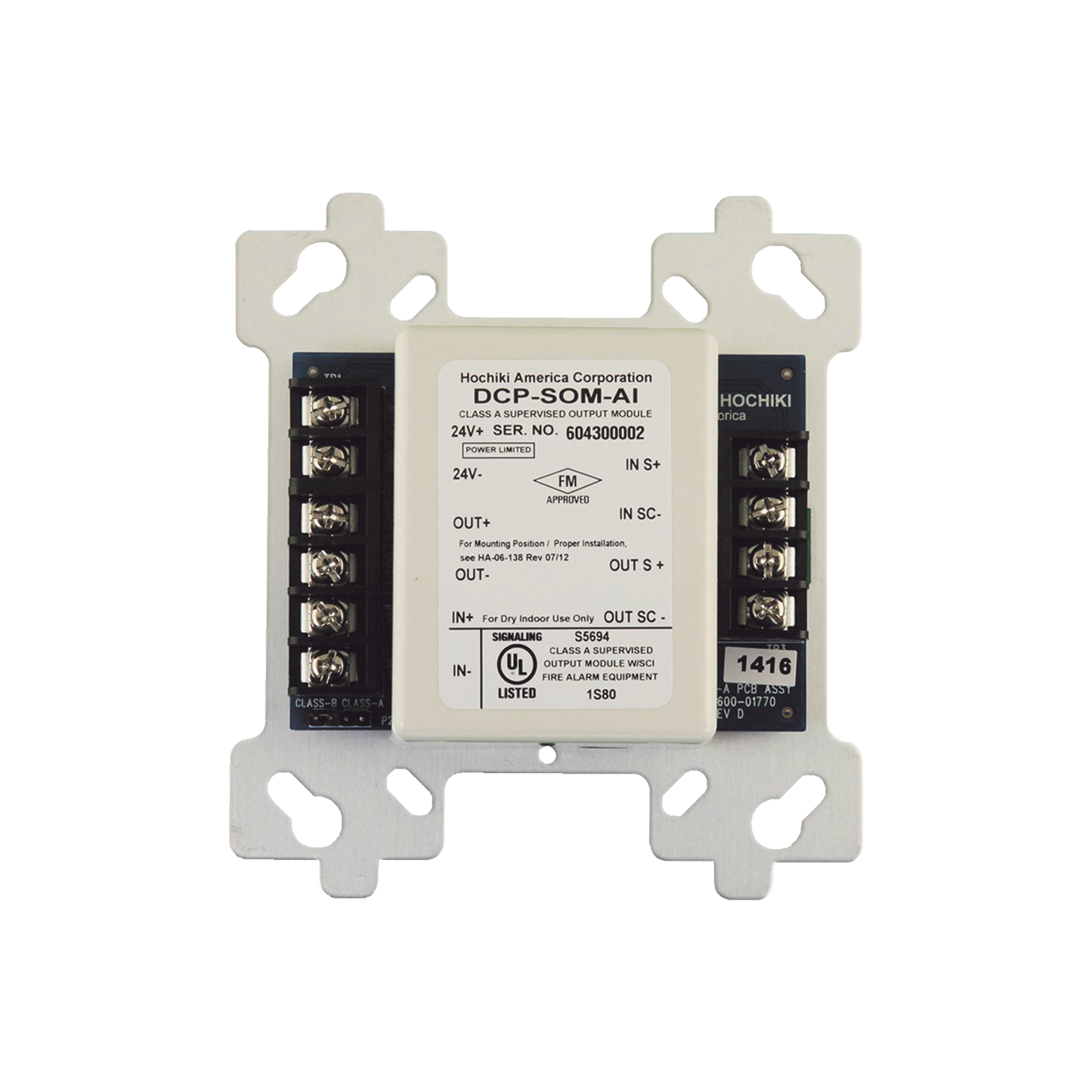 Modulo De Salida Supervisado CLASE A Y B, Con Aislador (0400-02000)