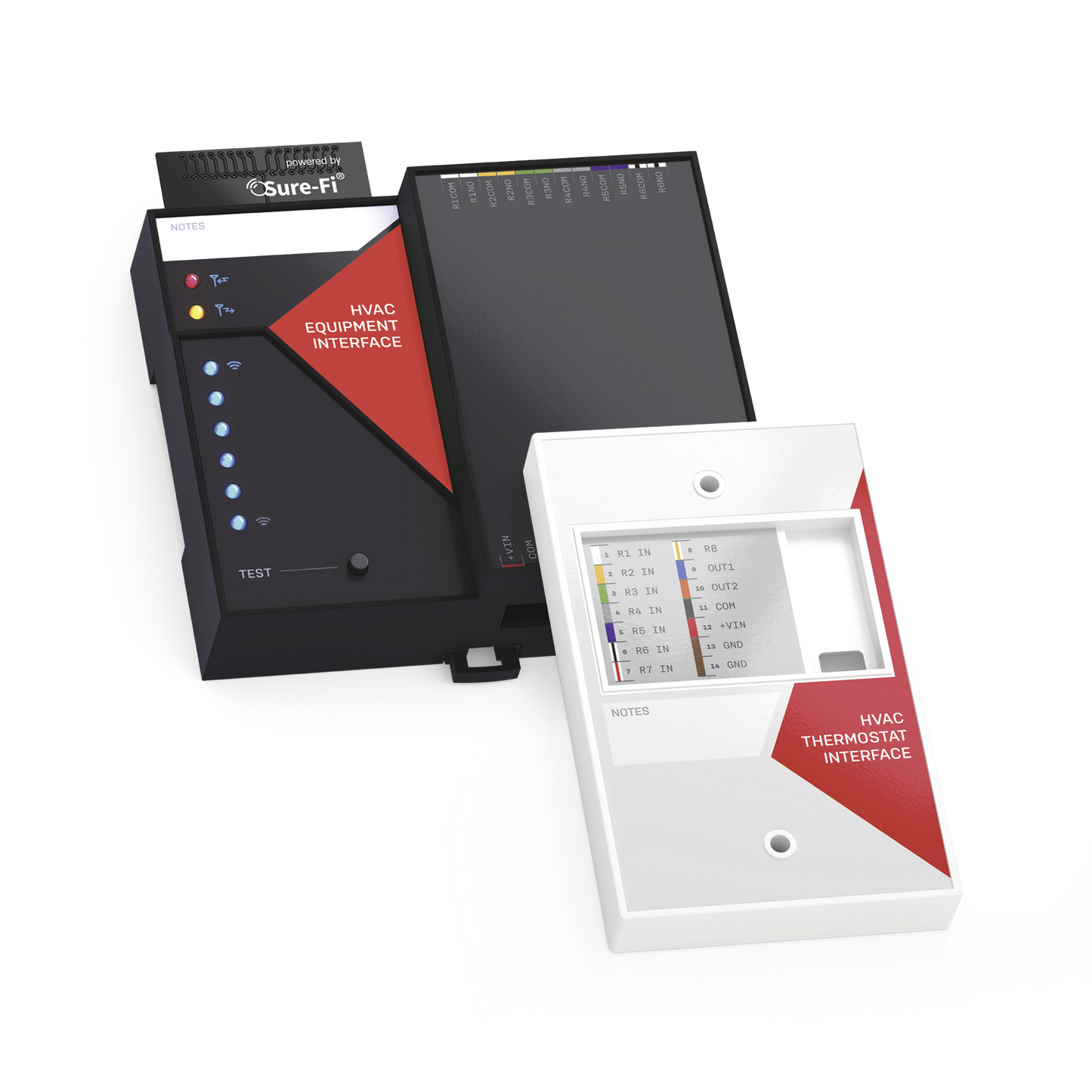 Transmisor Inalámbrico MULTI-PUNTO / Conexión 1 a 8 / 8 Salidas / Soporta Control de Termostato HVAC / Atraviesa hasta1.6 KM En Construcción o Material