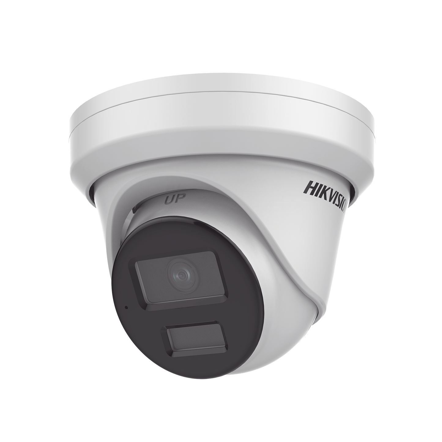 Turret IP 4 Megapixel / Lente 2.8 mm / Dual Light (40 mts IR + 40 mts Luz Blanca / DARKFIGHTER S / Microfono Integrado / Exterior IP67 / WDR 130 dB / 4 Analíticos: AcuSense, Deteccion Facial, Conteo de Personas por Cruce y Zona