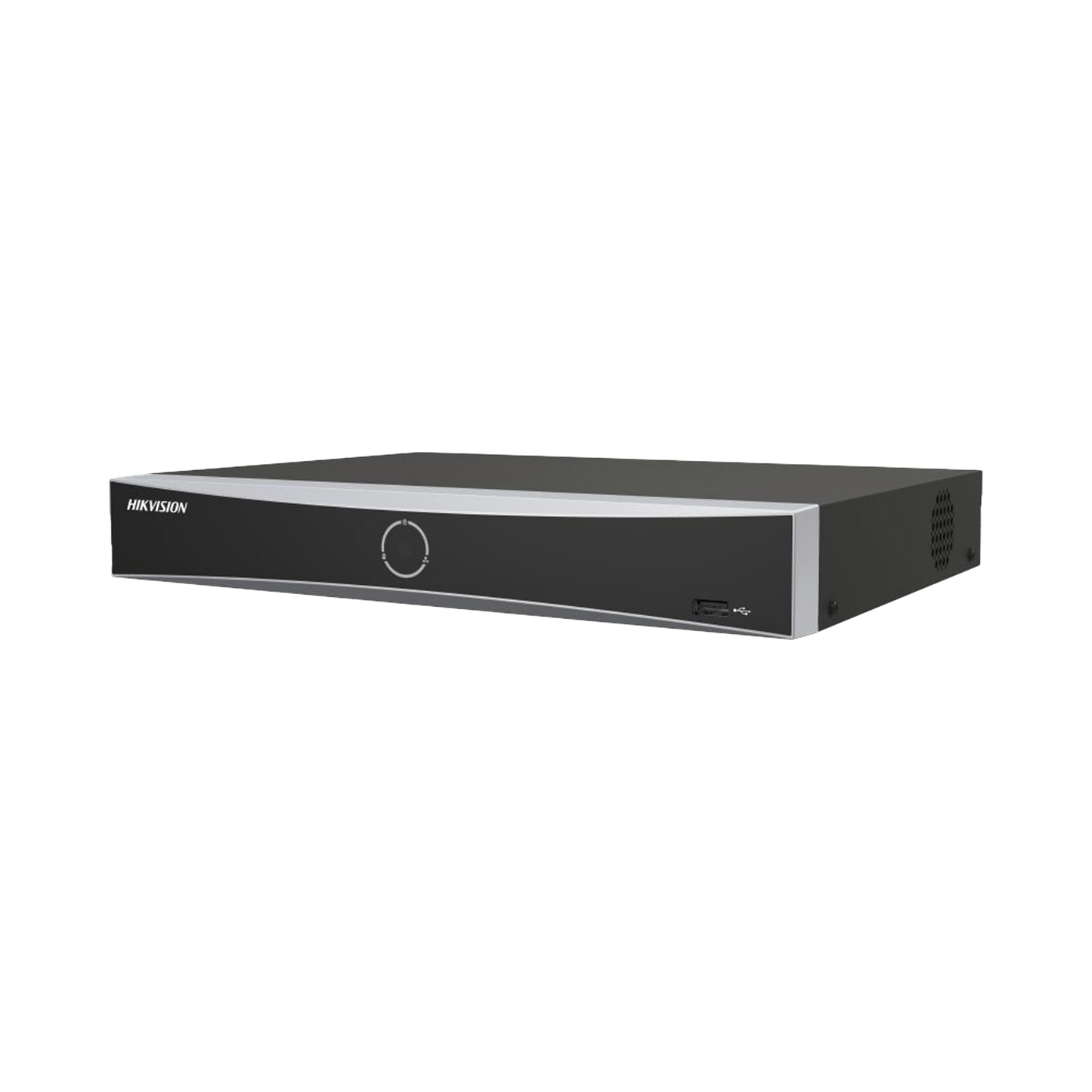 NVR 12 Megapixel (4K) / 16 canales IP / AcuSense (Evita Falsas Alarmas) / Reconocimiento Facial / 1 Bahía de Disco Duro / HDMI en 4K / Sin Puertos PoE+