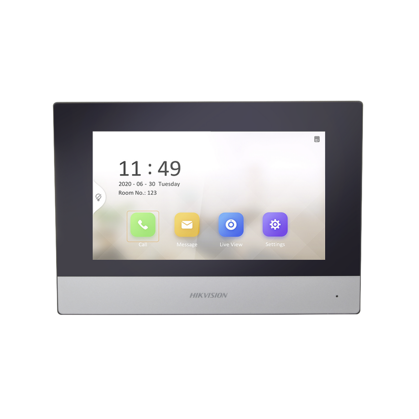 Monitor IP WiFi Touch Screen 7" para Videoportero IP / Vídeo en Vivo / PoE Estándar / Apertura Remota / Llamada Entre Monitores / Audio de dos vías / Policarbonato