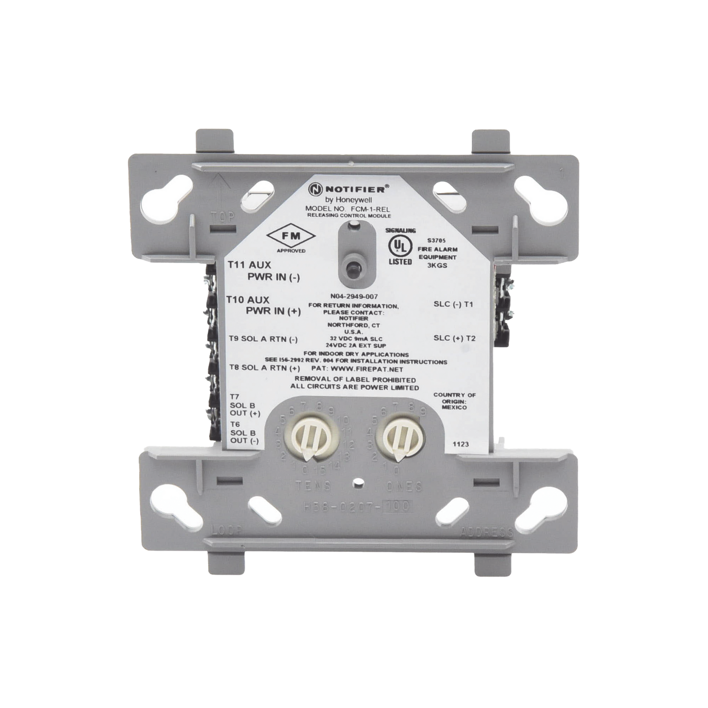 Módulo de Descarga / Direccionable / Tecnología FlashScan® de NOTIFIER