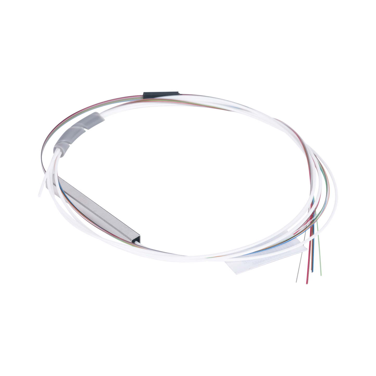 Divisor Óptico (Splitter) Tipo PLC, de 1x8, Sin Conectores