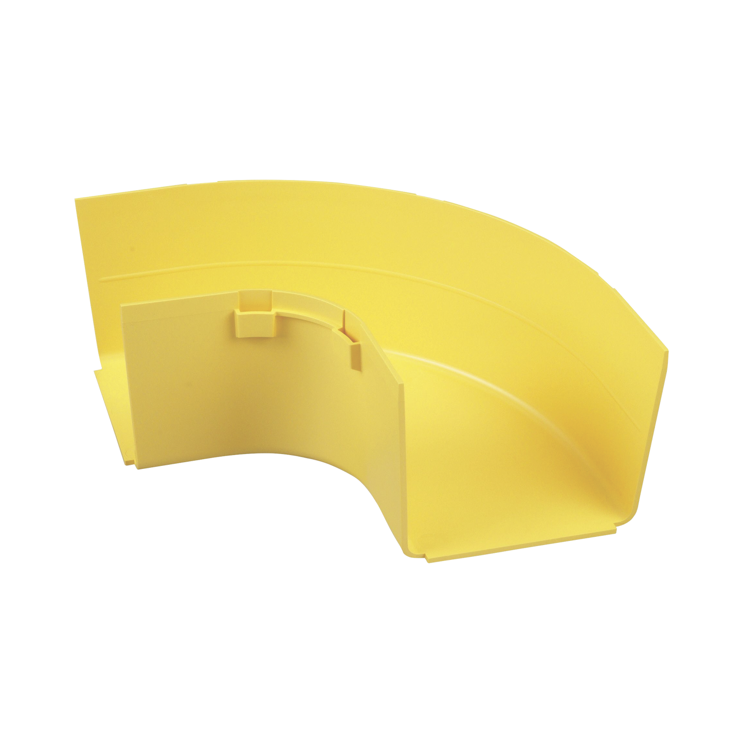 Ángulo Recto a 90º Horizontal, Para Canaletas FiberRunner™ 4X4, Color Amarillo