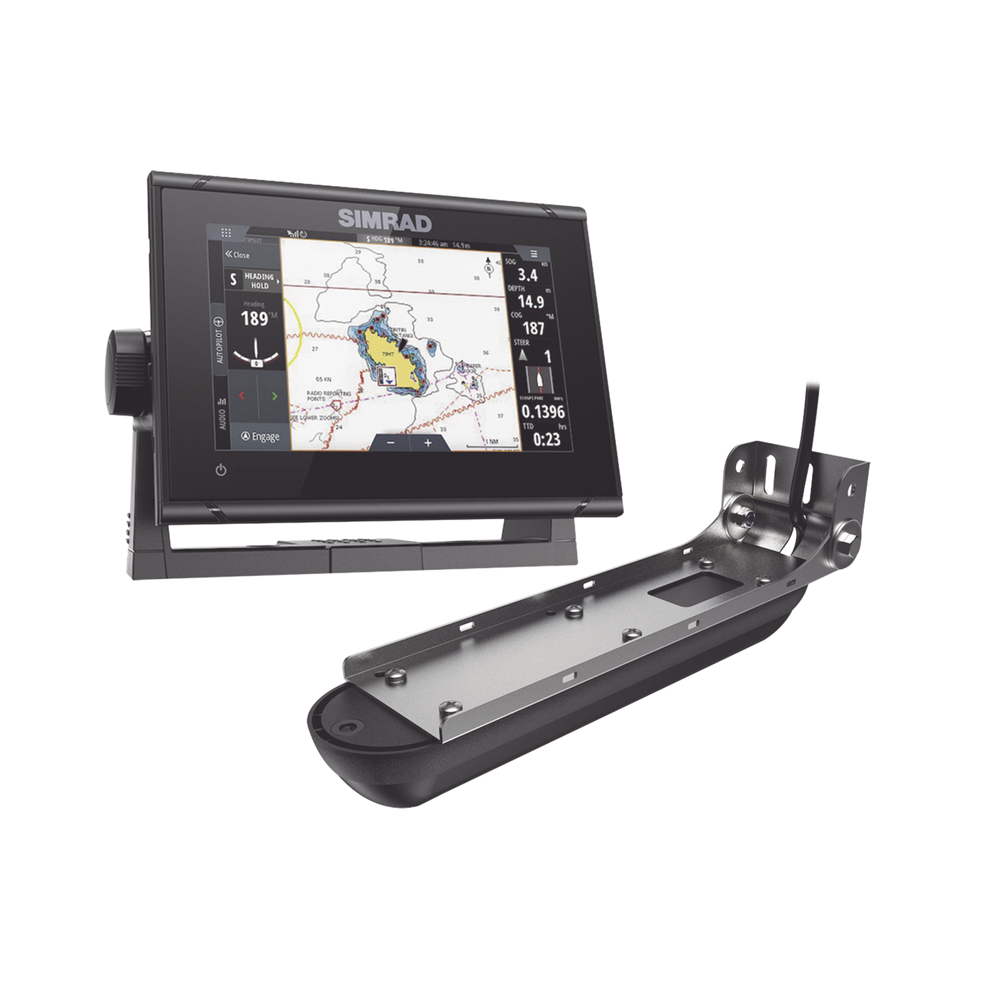 Kit de pantalla GO7 y transductor Active Imaging 3 en 1