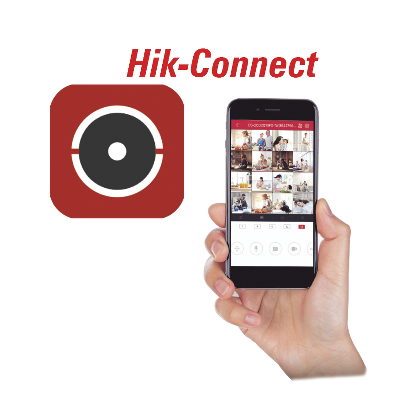 Aplicación Móvil Gratuita Hik-Connect / P2P / Notificaciones Push / Compatible con todos los dispositivos epcom, HiLook y HIKVISION