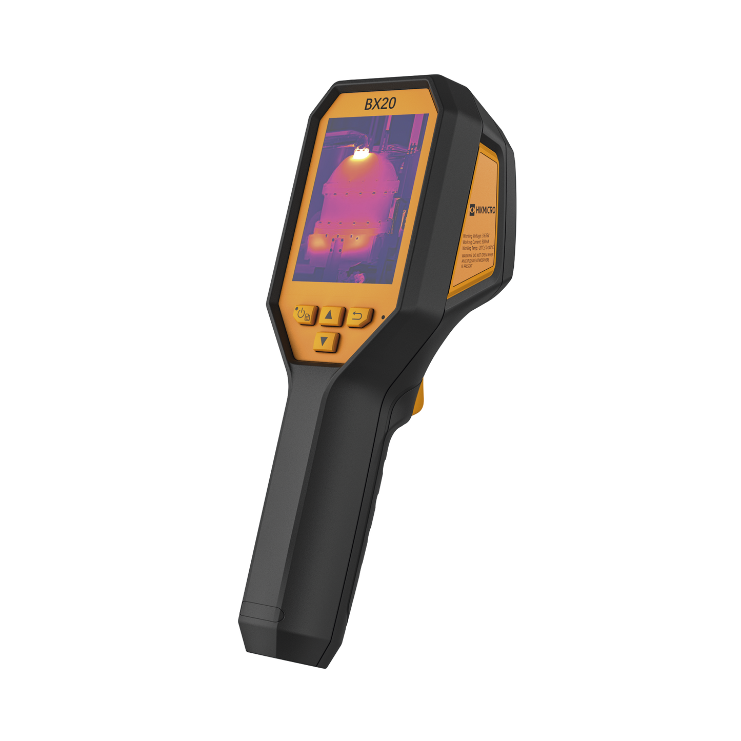 BX20 - Cámara Termográfica Portátil Antiexplosión ATEX / Dual / Lente Térmico 6.9 mm (256 x 192) / Lente Óptico (8 Megapixel) / WiFi / IP54 / z MicroSD hasta 64 Gb / Hasta 6 Horas de Funcionamiento Continuo