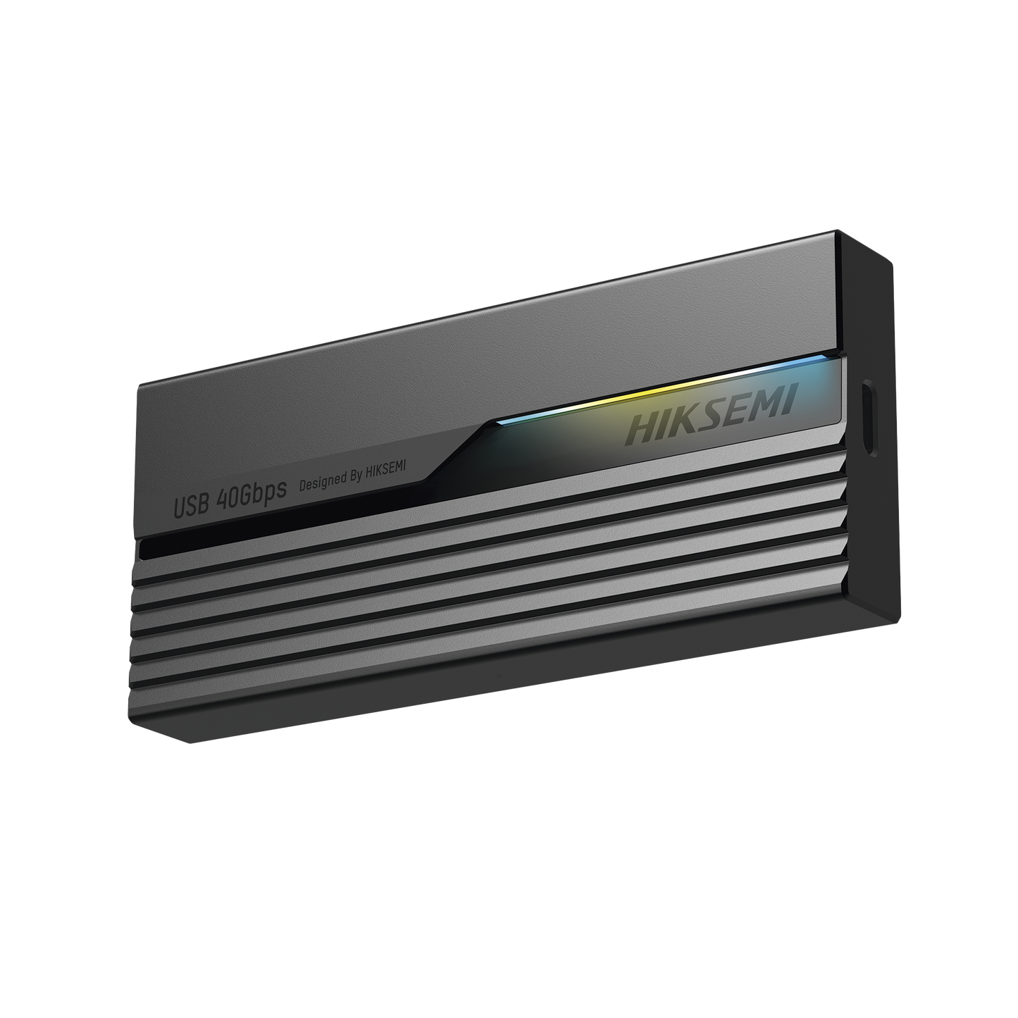 Carcasa para SSD M.2 (Enclosure) / Conector USB-C / RGB / Hasta 40 Gbps