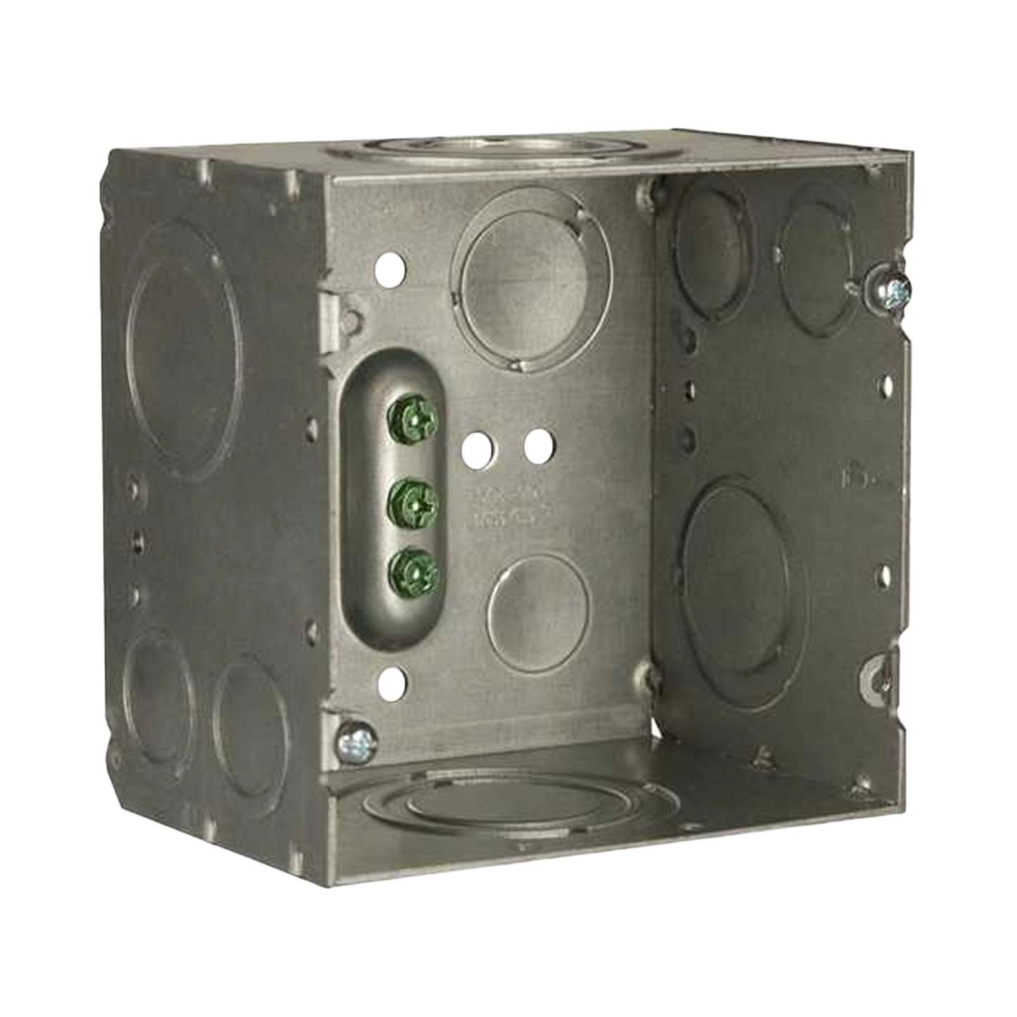 Caja Cuadrada 4- 11/16" x 4 11/16"/ Profundidad de 3-1/4"/ 2 Entradas 1", 1 1/4", 1 1/2", 2", 2 Entradas 1"-1 1/4", 2 Entradas 3/4 "- 1", 4 Entradas 1/2" - 3/4", 2 Entradas 1/2".