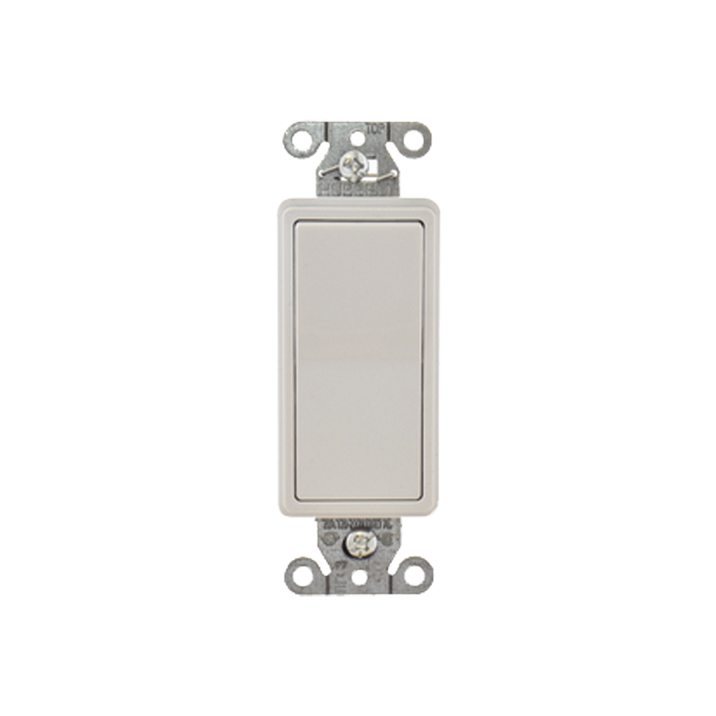 Interruptor Decorador de 20 A 120-277 V CA/ 3 Vías/ Cableado Lateral y Posterior / Color Blanco.