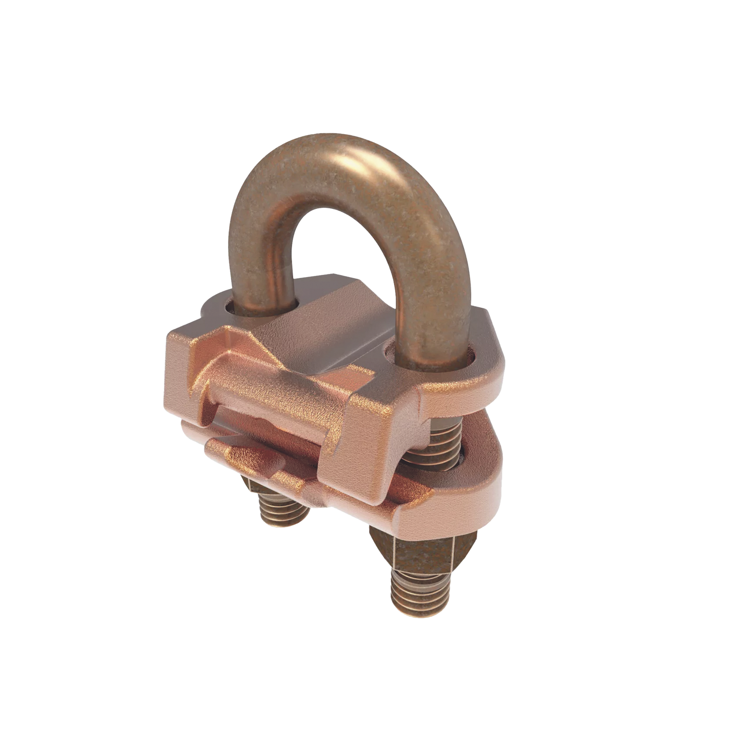 Conector Mecánico para Cable Calibre 2/0 AWG a 250 KCMIL / Paralelo o 90° a Tubo de 3/8" o Varilla de 5/8" - 3/4".