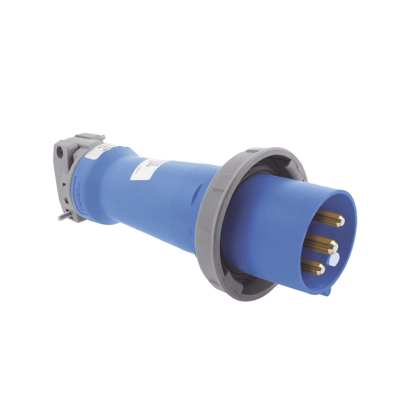 Clavija industrial, 30 A, 250 V CA, 2 Polos 3 Hilos, IP67. Grado Industrial.