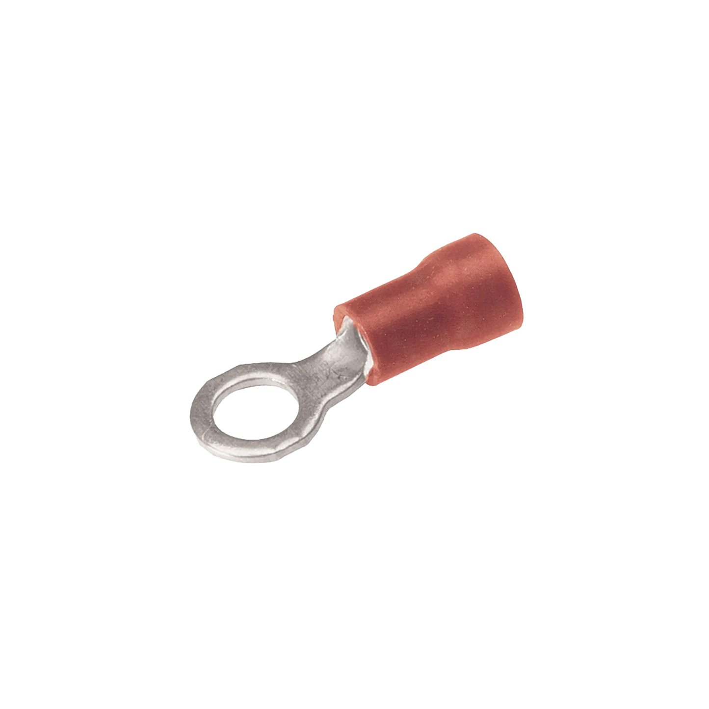 Zapata Terminal de Ojillo para Tornillo 3/8 in (10 mm) calibre 22-16 AWG con aislamiento de vinilo.