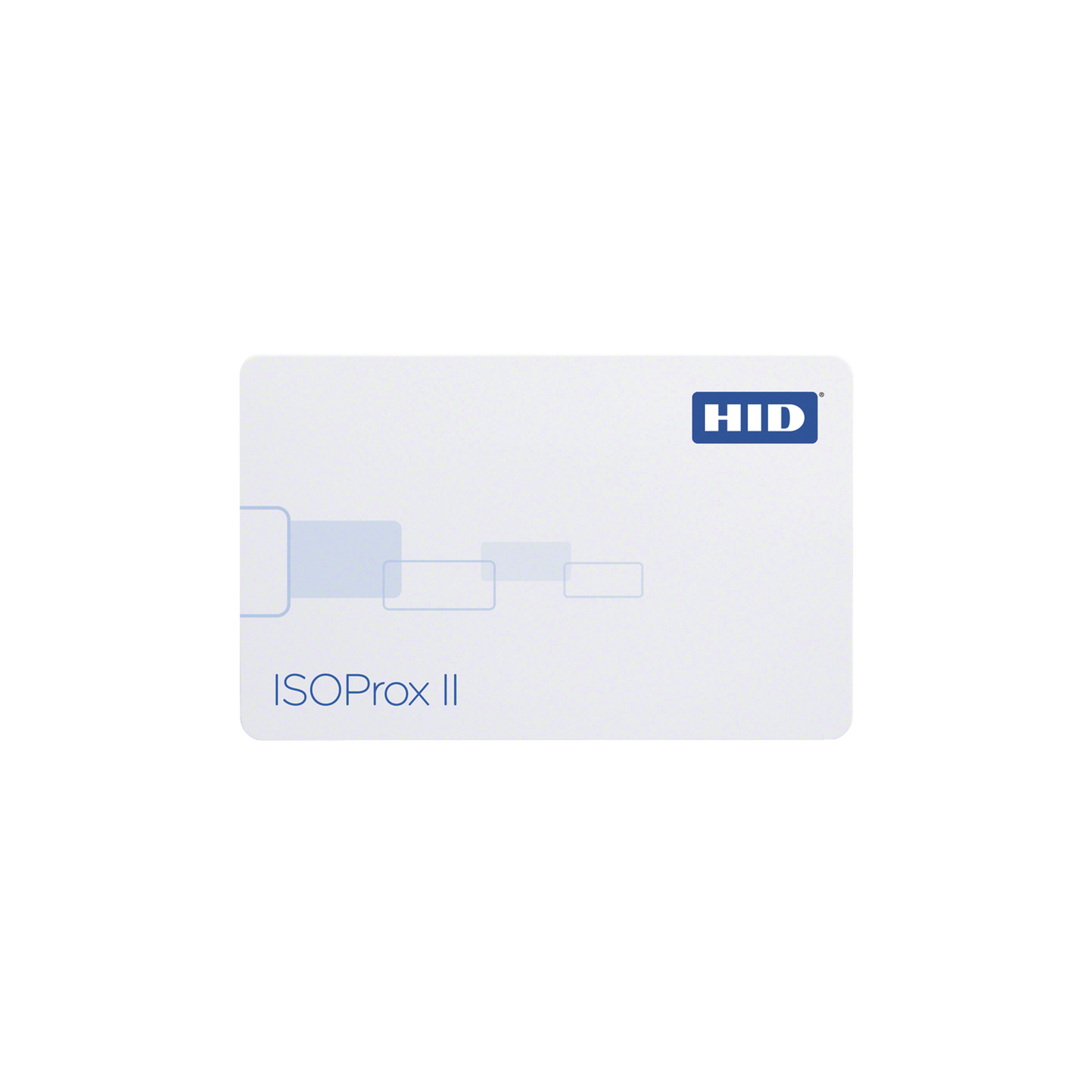 Tarjeta de Proximidad ISOProx II HID (Delgada) Perforada Horizontalmente / Garantía de por Vida/ 1586/1386
