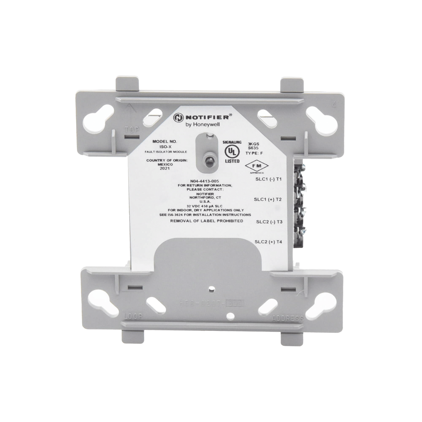 Módulo Aislador de Lazo SLC / Tecnología FlashScan® de NOTIFIER