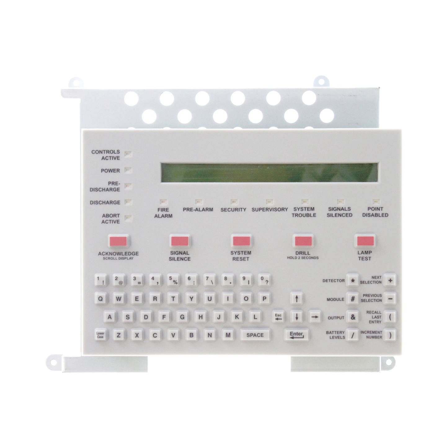 Teclado con Pantalla LCD de 80 Caracteres / para CPU2-640-SP y NFS-320-SP de NOTIFIER / Texto en Español