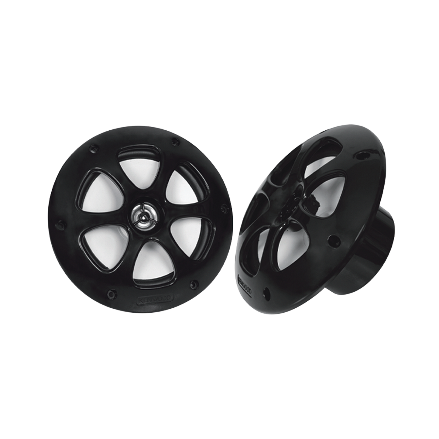 Par de altavoces fabricado en grado marinos en color negro de 6.5" de 100 W de entrada máxima
