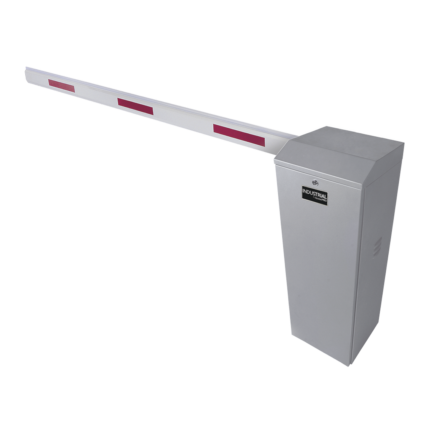 Kit de Barrera Vehicular Izquierda Color Gris y Brazo de 3 m