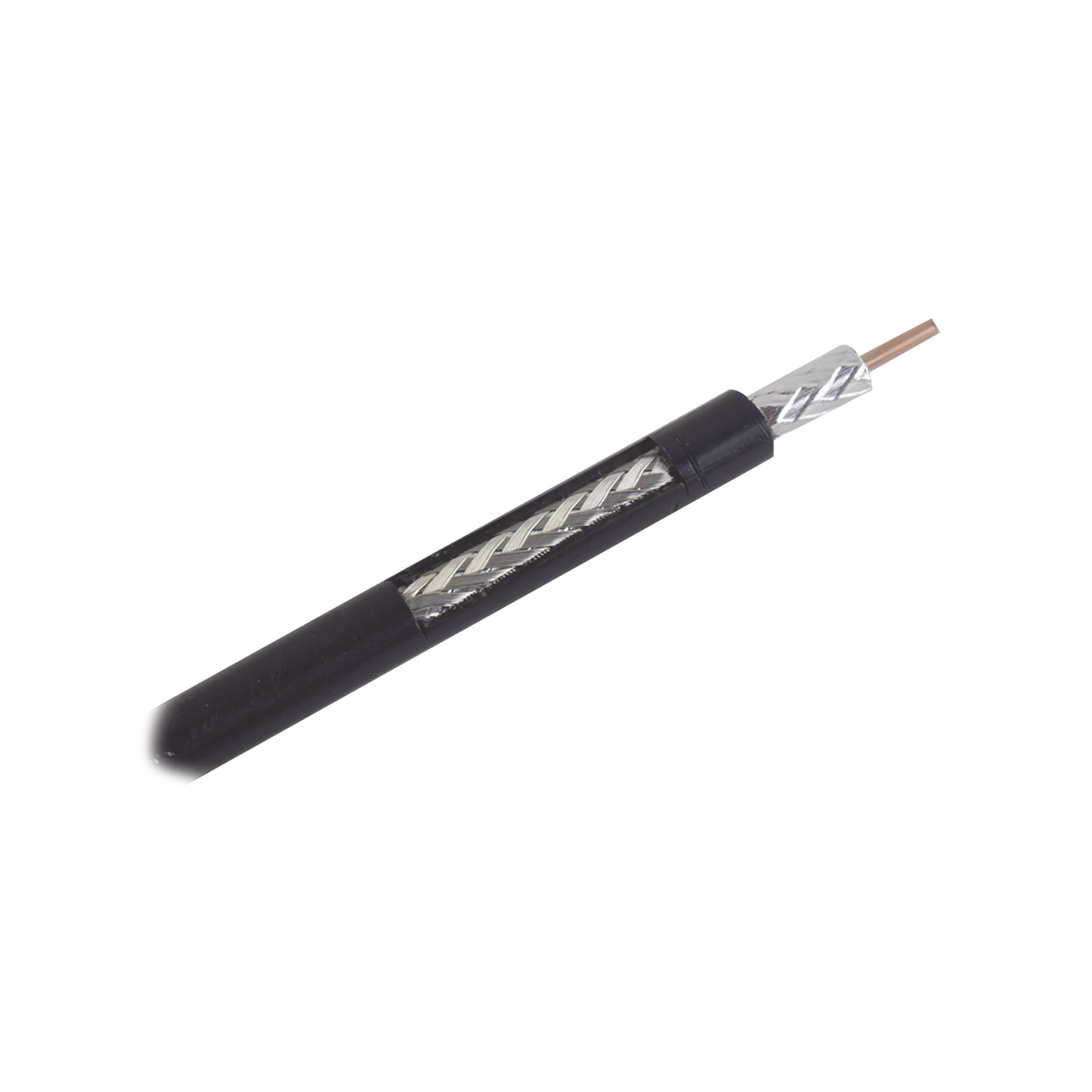 20 años de servicio al exterior, Bobina de 305m, Cable Coaxial de 75 Ohms, Conductor de Cobre Sólido