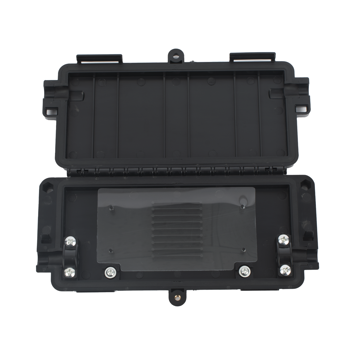 Cierre de Empalme Horizontal Hasta 8 Fusiones de Fibra Óptica, Interior/Exterior, IP65