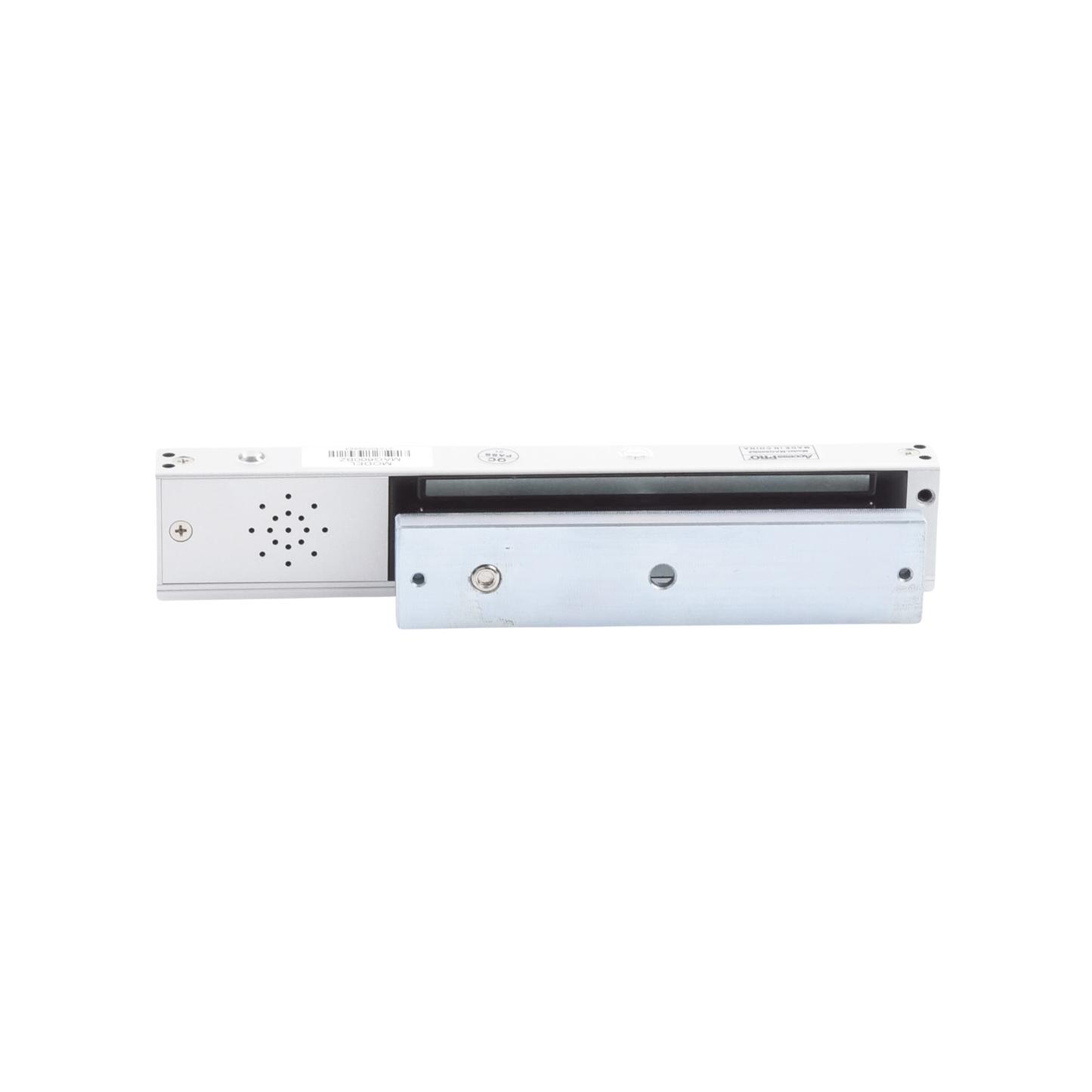 Chapa magnética 600Lb con Buzzer de alarma de puerta abierta / LED indicador de estado / Sensor de estado de placa/ Libre de Magnetismo Residual