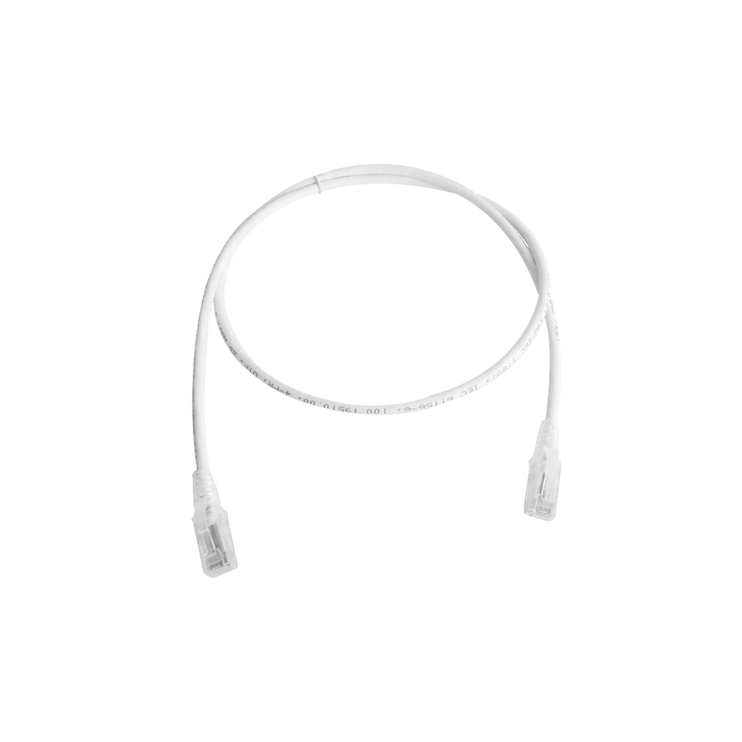 Patch Cord MC5 Modular Cat5e UTP, CM/LS0H, 3ft, Color Blanco, Versión Bulk (Sin Empaque Individual)