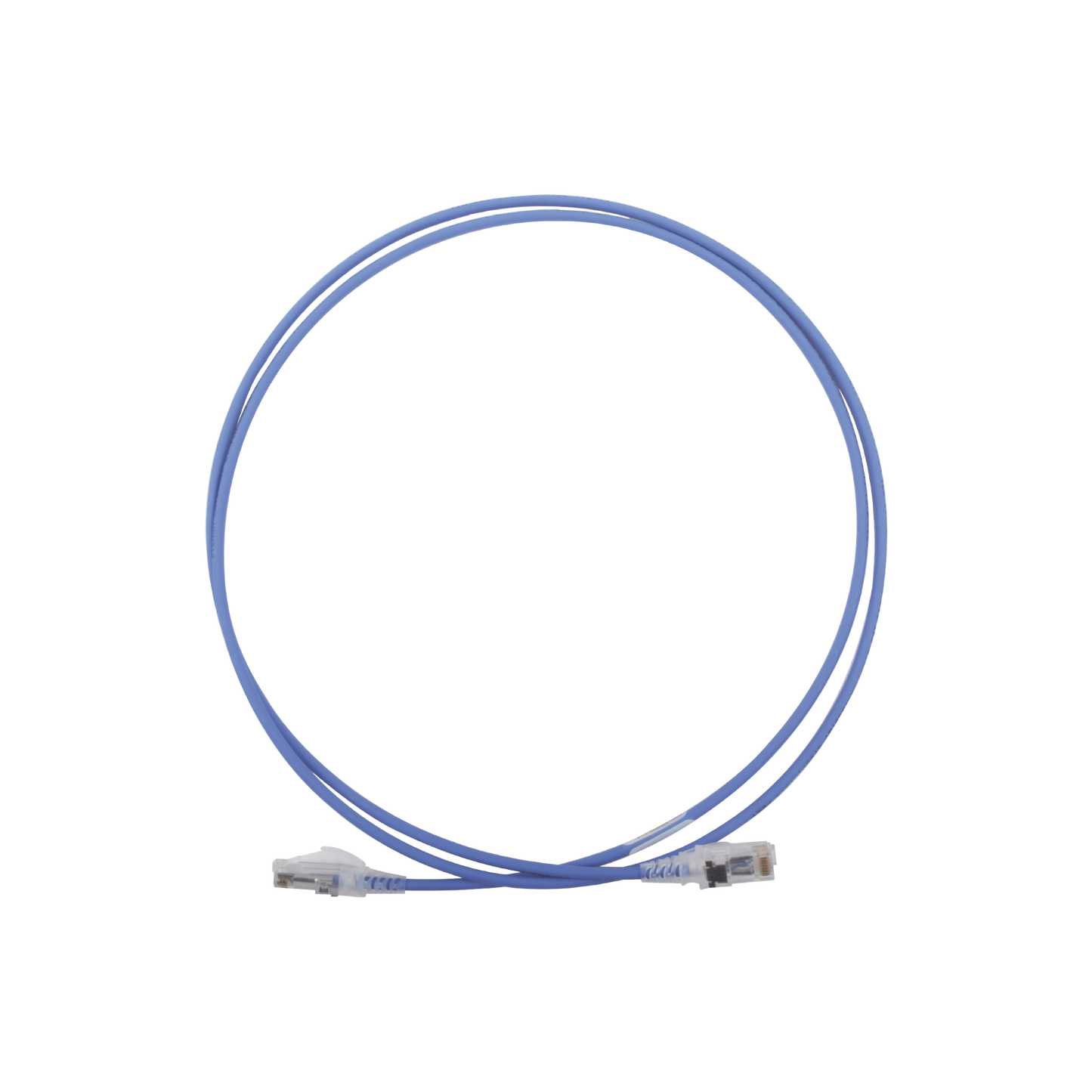 Patch Cord MC6 Modular Cat6 UTP, CM/LS0H, 5ft, Color Azul, Diámetro Reducido (28AWG)