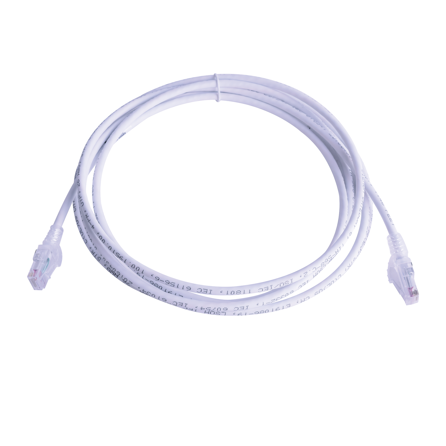 Patch Cord MC6 Modular Cat6 UTP, CM/LS0H, 15ft, Color Blanco