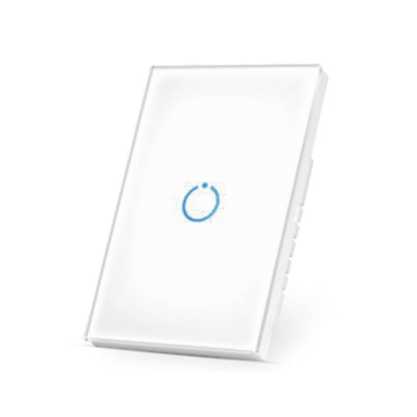 (ZWAVE) Interruptor On/Off panel táctil touch inalámbrico Zwave Plus 1 boton. No requiere cable neutro, Compatible con Hubitat HC8, Álula M2M, otros