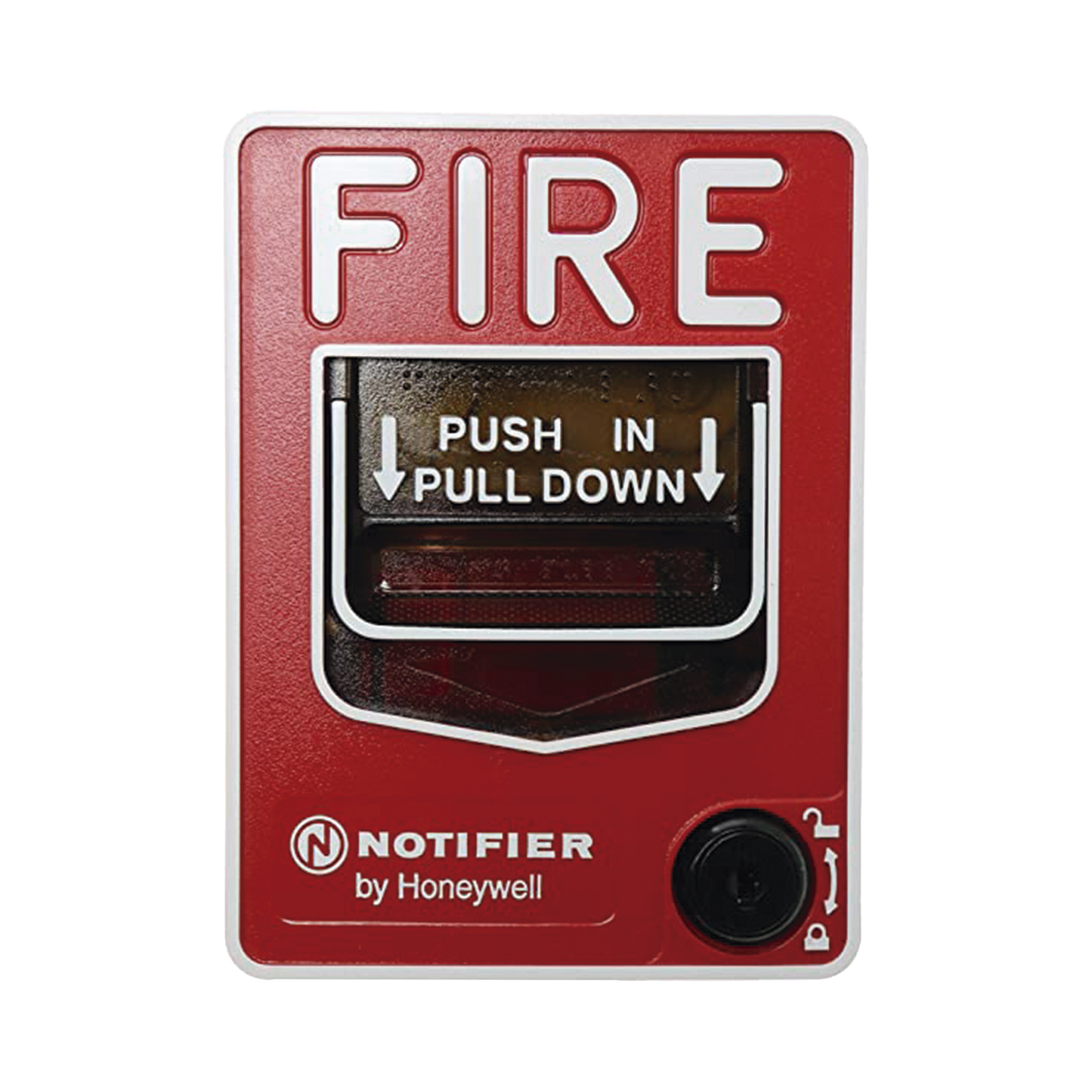 Estación Manual de Emergencia Inalámbrica / Protocolo FlashScan® de NOTIFIER / Incluye Baterías / Texto en Inglés